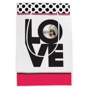 Personalisierte Liebe Mittlere Geschenktüte