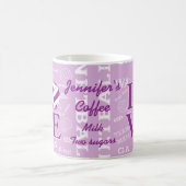 Personalisierte Liebe Netball Coffe Tasse (Mittel)