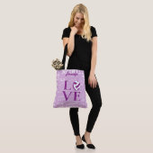 Personalisierte Liebe-Netzballdesign Tasche (Am Model)