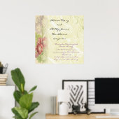 Personalisierte Liebe Poster (Heimbüro)