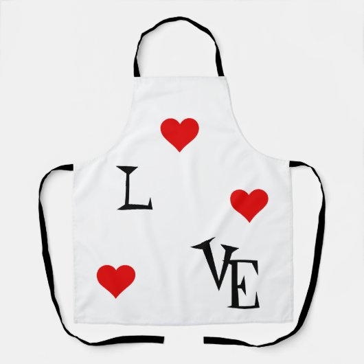 Personalisierte Liebe Schürze mit Mommy and me Pic (Vorderseite)