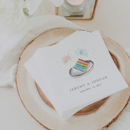 Personalisierte Liebe Serviette