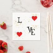 Personalisierte Liebe-Serviette mit Mommy and me P Serviette (Beispiel)