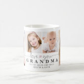 Personalisierte LIEBE SIE GRANDMA 4 Foto Script Gr Kaffeetasse (Mittel)