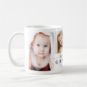 Personalisierte LIEBE SIE GRANDMA 4 Foto Script Gr Kaffeetasse (Links)