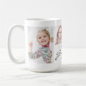 Personalisierte LIEBE SIE GRANDMA 4 Foto Skript Kaffeetasse (Links)