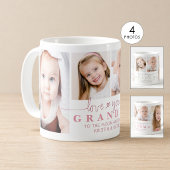 Personalisierte LIEBE SIE GRANDMA 4 Foto Skript Kaffeetasse