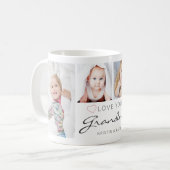 Personalisierte LIEBE SIE GRANDMA Handgeschriebene Kaffeetasse (Vorderseite Links)