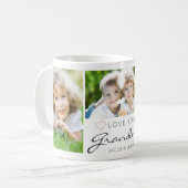 Personalisierte LIEBE SIE GRANDMA Handgeschriebene Kaffeetasse (Vorderseite Links)