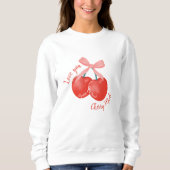 Personalisierte Liebe Sie Kirschen viel Kirschen & Sweatshirt (Vorderseite)