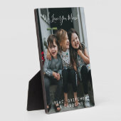 Personalisierte Liebe Sie Mimi Foto handschriftlic Fotoplatte (Seite)