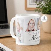 Personalisierte LIEBE SIE NANA Handgeschriebene 4  Kaffeetasse