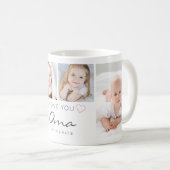 Personalisierte LIEBE SIE OMA Handgeschriebene 4 F Kaffeetasse (VorderseiteRechts)
