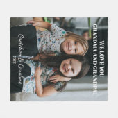 Personalisierte Liebe Sie Oma und Opa Foto  Fleecedecke (Vorderseite (Horizontal))