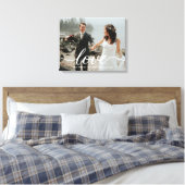 Personalisierte Liebe Skript Hochzeit Foto Leinwanddruck (Insitu (Schlafzimmer))