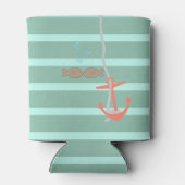 Personalisierte Liebe Strand Anchor Dosenkühler (Rückseite)
