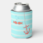 Personalisierte Liebe Strand Anchor Dosenkühler (Kanne Rückseite)