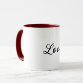 Personalisierte Liebe Tasse (Vorderseite Links)