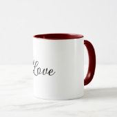 Personalisierte Liebe Tasse (VorderseiteRechts)