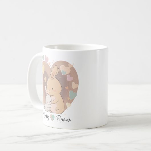 Personalisierte Liebe Tasse (Vorderseite Links)