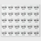 Personalisierte LIEBE Tractor Couple Farm Geschenkpapier (Flach)