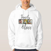 Personalisierte Liebe- und Familiensammlung Hoodie (Vorderseite)