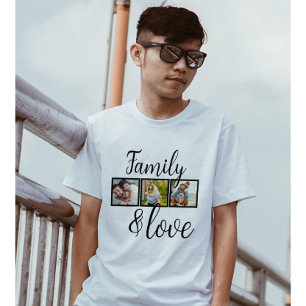 Personalisierte Liebe- und Familiensammlung T-Shirt