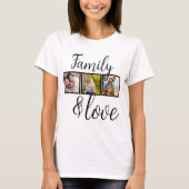 Personalisierte Liebe- und Familiensammlung T-Shirt (Vorderseite)