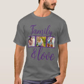 Personalisierte Liebe- und Familiensammlung T-Shirt (Vorderseite)