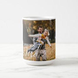 Personalisierte Liebe Vater Foto Kaffeetasse