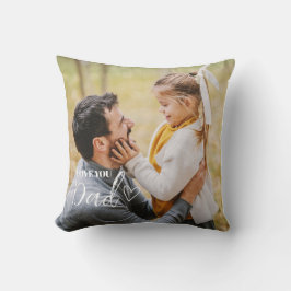 Personalisierte Liebe Vater Foto Kissen