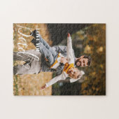 Personalisierte Liebe Vater Foto Puzzle (Horizontal)