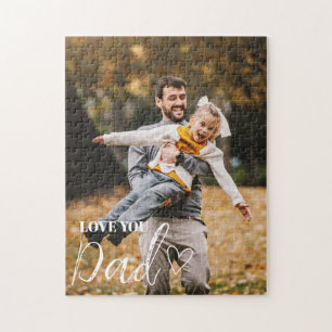 Personalisierte Liebe Vater Foto Puzzle