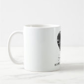 Personalisierte Liebe Vater Foto Tasse | Herzrahme (Links)