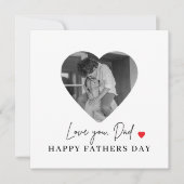 Personalisierte Liebe Vater Foto | Vatertag (Vorderseite)