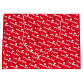 Personalisierte Liebe Vater | i Liebe Sie Vater gr Große Geschenktüte (Vorderseite)