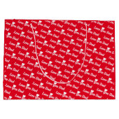 Personalisierte Liebe Vater | i Liebe Sie Vater gr Große Geschenktüte (Rückseite)