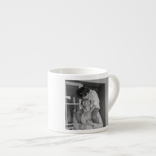 Personalisierte Liebe You Daddy Foto Espressotasse (Vorderseite Rechts)