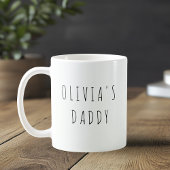 Personalisierte Liebe You Daddy Foto Kaffeetasse