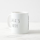 Personalisierte Liebe You Daddy Foto Kaffeetasse (Vorderseite Links)