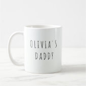 Personalisierte Liebe You Daddy Foto Kaffeetasse (Links)