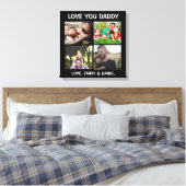 Personalisierte Liebe You Daddy Foto Leinwanddruck (Insitu (Schlafzimmer))