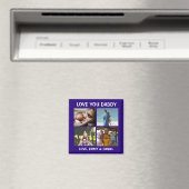 Personalisierte Liebe You Daddy Foto Magnet (In Situ (Geschirrspüler))