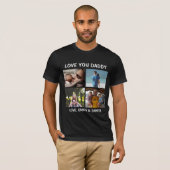 Personalisierte Liebe You Daddy Foto T-Shirt (Vorne ganz)