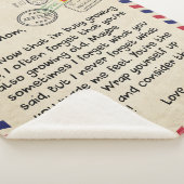 Personalisierte Liebe zu meiner Mama Sherpadecke (3/4)