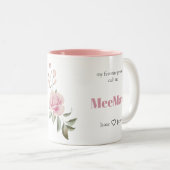 Personalisierte Lieblings-Leute rosa Oma Zweifarbige Tasse (VorderseiteRechts)