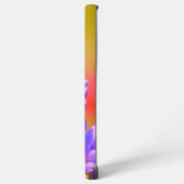 Personalisierte Lila Blume Samsung Case Galaxy Hülle (Linke Seite)