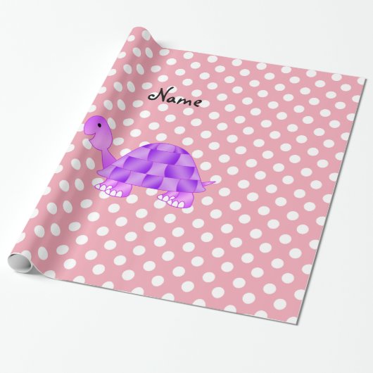 Personalisierte lila geschenkpapier (Ungerollt)