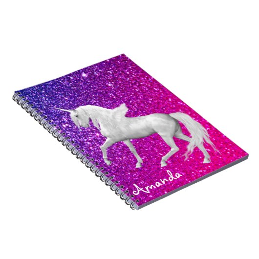 Personalisierte lila  Glasur Notizblock (Rechte Seite)