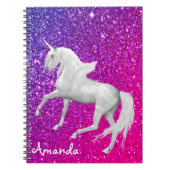 Personalisierte lila  Glasur Notizblock (Vorderseite)